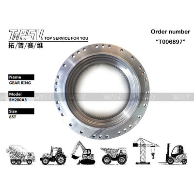 SK250 Excavator Travel Inner Gear Ring LQ15V00007S078 উচ্চ প্রাপ্যতা