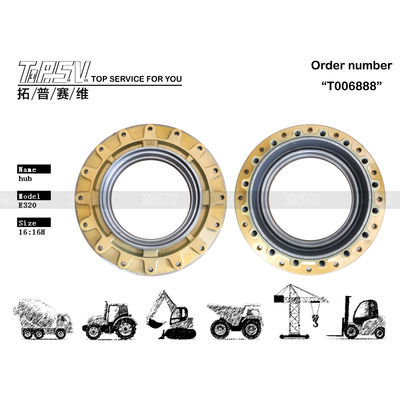 পরিধান প্রতিরোধের E320 Excavator Final Drive Hub 114-1486 বোল্ট ইনস্টলেশন