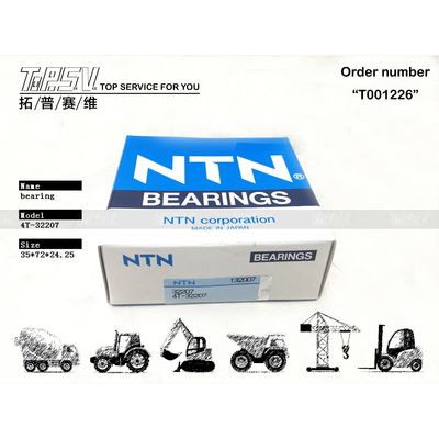 708-8H-12141 4T-32207 উত্তাপ চিকিত্সা সঙ্গে Excavator conical রোলার বিয়ারিং