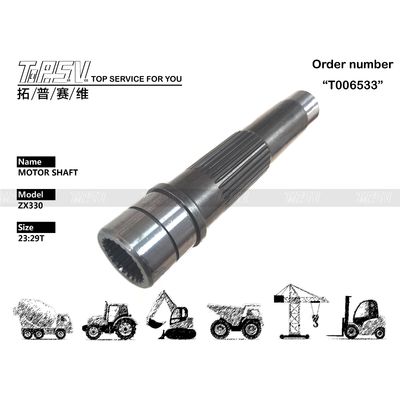 ইস্পাত খননকারী হাইড্রোলিক পিস্টন রড 2047884 ZX330-3 খননকারী ভ্রমণ মোটর শ্যাফ্ট