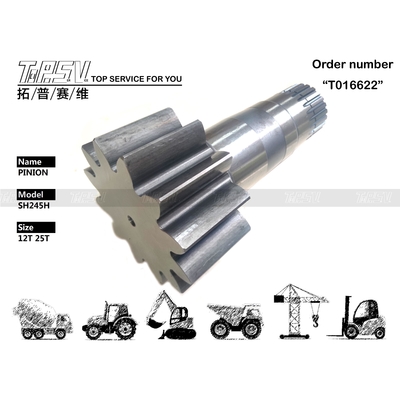 SY245H Excavator Swing Pinion Spare Parts Electronics Parts Wear and Tear Resistance For Machinery যন্ত্রপাতিগুলির জন্য ইলেকট্রনিক্স যন্ত্রাংশের জন্য পরিধান প্রতিরোধের