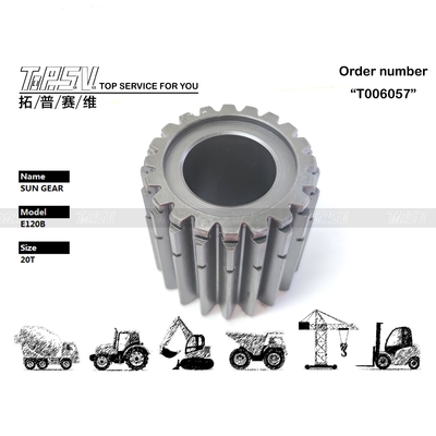 099-0204 E120B Excavator Travel 2 Stage Sun Gear For Machinery যন্ত্রপাতিগুলির জন্য
