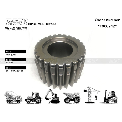 169-5590 প্ল্যানেটারি Reducer ইস্পাত E325C Excavator ভ্রমণ 3 স্টেজ Excavator ট্রান্সমিশন সিস্টেমের জন্য সান গিয়ার