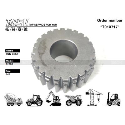 096-0583 খননকারী যন্ত্র ব্যবহৃত E200B খননকারীর ভ্রমণ 2 পর্যায়ের সান গিয়ার বক্স কালো রঙে