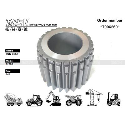 096-3840 Excavator Machinery-এ ব্যবহৃত হয় ইমেজ দেখুন E200B Excavator Travel 3 Stage Sun Gear Motor Parts