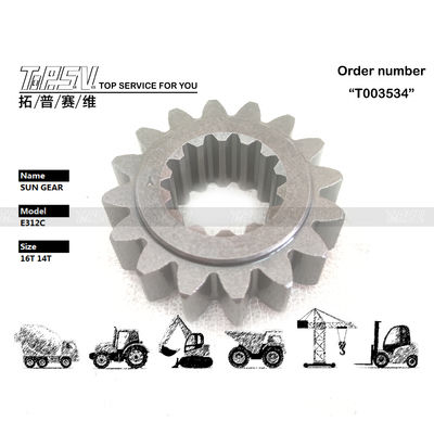 191-2611 বিভিন্ন E312D Excavator Swing 1 স্টেজ সান গিয়ার মডেলগুলির সাথে সামঞ্জস্যপূর্ণ Excavator Reducer Gear Parts Transport Packaging Dealt Bag