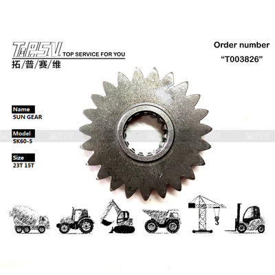 YR32W00002S012 স্টীল SK60-5 এক্সক্যাভেটর সুইং 1 স্টেজ সান গিয়ার এবং অবিলম্বে বিতরণের জন্য প্রস্তুত