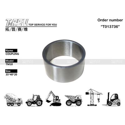উচ্চ নির্ভুলতা TM18 খননকারী ভ্রমণ 1 পর্যায় কাপলিং এয়ার কন্ডিশনার যন্ত্রাংশ ভারী-শুল্ক ট্রান্সমিশন সিস্টেমের জন্য