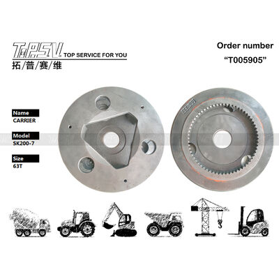 YN53D00008S011 ইস্পাত SK200-7 খননকারীর ভ্রমণ যন্ত্র 2-পর্যায়ের ক্যারিয়ার কালো রঙ মসৃণ চলাচল এবং দীর্ঘ পরিষেবা জীবন নিশ্চিত করে এমন সুনির্দিষ্টভাবে প্রকৌশলিত উপাদান