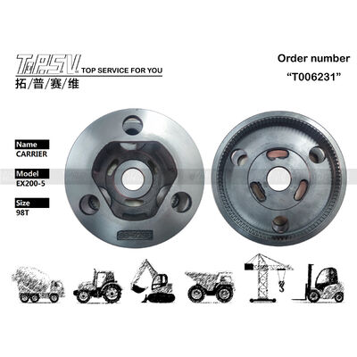1019147 ডিলড ব্যাগ ট্রান্সপোর্ট প্যাকেজিং EX200-5 এক্সক্যাভারেটর ভ্রমণ হাইড্রোলিক মোটর ড্রাইভ দ্বারা চালিত 3 পর্যায়ের ক্যারিয়ার খনন যন্ত্রপাতিতে অপ্টিমাইজড
