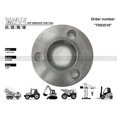 7Y-1751 হাইড্রোলিক মোটর ড্রাইভ E200B Excavator Swing 1 Stage Planetary Carrier কালো রঙ বিভিন্ন Excavator মডেলের সাথে সামঞ্জস্যপূর্ণ কাজ নিশ্চিত