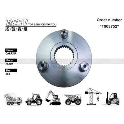 সুইং ড্রাইভ এক্সক্যাভেটর খুচরা যন্ত্রাংশের জন্য JY210 এক্সক্যাভেটর সুইং 1 স্টেজ ক্যারিয়ার