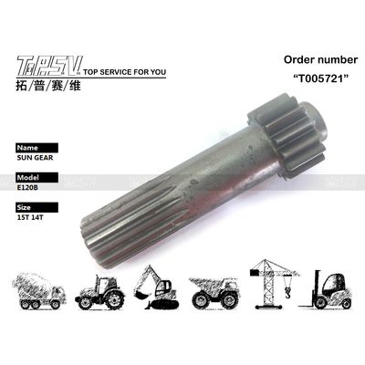099-0203 Excavator Planetary Gear Sun Gear For Caterpillar E120B 15T 14T গর্তের জন্য প্ল্যানেটার গিয়ার