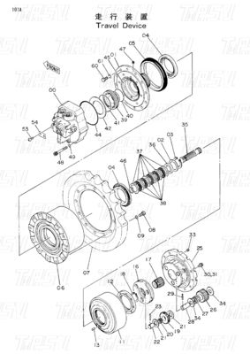 EX60-1 9069295 কাস্টমাইজযোগ্য Excavator Final Drive Reducer Catalog