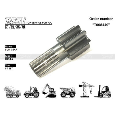 XKAY-01758 খননকারী কাস্টম ফাইনাল ড্রাইভ গিয়ার R110-7 ভ্রমণ 1 স্টেজ