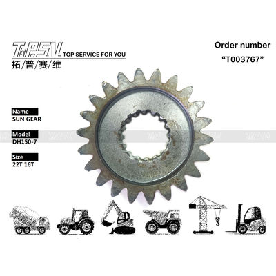 DH150-7 Excavator Steel Sun Gear In Transmission Swing 1Stage 404-00066
