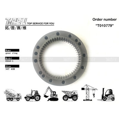 EX60-1 Excavator Swing Internal Ring Gear Steel 2024937 যন্ত্রপাতি মেরামতের জন্য