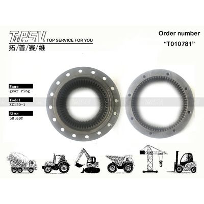 EX120-1 Excavator Swing Ring Gear 1010014 ঘূর্ণন জন্য পরিধান প্রতিরোধের