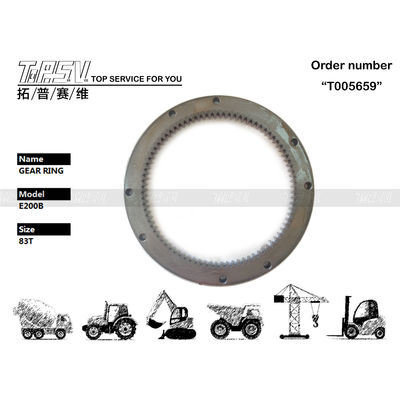 E200B ট্রাভেল গিয়ারবক্স রিং গিয়ার 096-4317 Excavator Transmission System এর জন্য