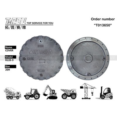 R220-9 Excavator Final Drive Cover 39Q6-42330 ঘর্ষণ প্রতিরোধের সাথে