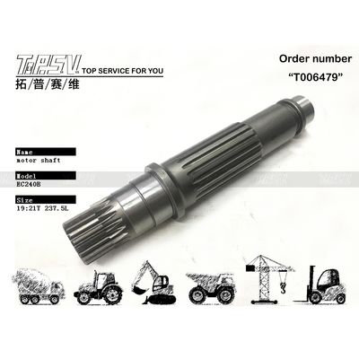 পরিধান প্রতিরোধী তাপ চিকিত্সা EC240B Excavator ভ্রমণ হাইড্রোলিক মোটর ড্রাইভ শ্যাফ্ট VOE14621702
