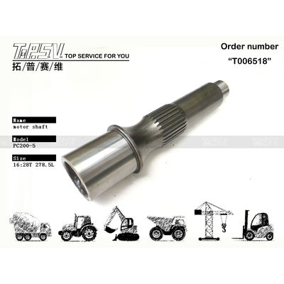 PC200-5 Excavator Travel Motor Shaft For Heavy Duty machine 708-8H-12110 ভারী দায়িত্ব মেশিনের জন্য এক্সক্যাভেটর ভ্রমণ মোটর শ্যাফ্ট