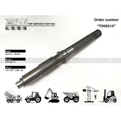 TZ200B2002-01 PC100-5 খননকারী হাইড্রোলিক মোটর শ্যাফ্ট পরিধান প্রতিরোধের