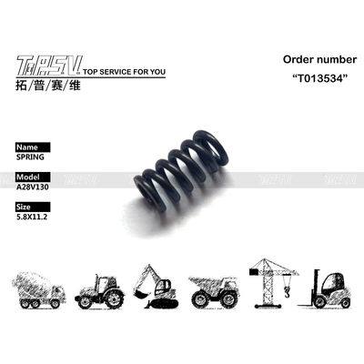 179-6916 A28V130 Excavator জন্য ভারী দায়িত্ব কম্প্রেশন স্প্রিংস হাইড্রোলিক ফ্যান মোটর