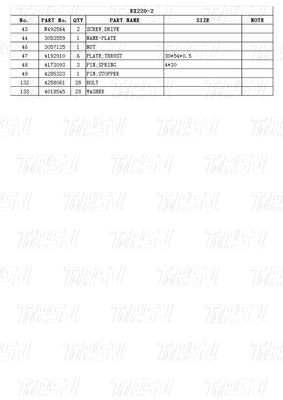 EX220-2 প্ল্যানেটারি রিডাক্টর এক্সক্যাভেটর ট্রাভেল ড্রাইভ ক্যাটালগ 9091682 9116394 9116395