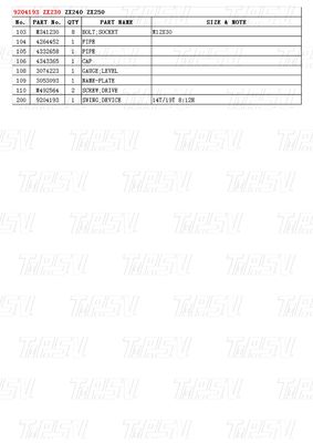 ZX230 এর জন্য Excavator Swing ড্রাইভের বোল্ট