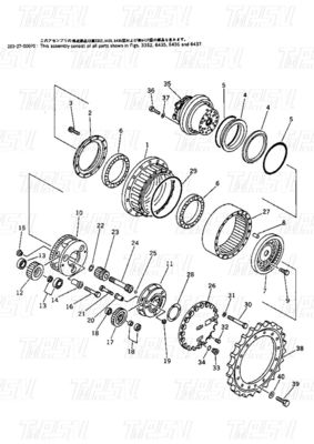 Excavator OEMs এর জন্য বোল্ট অন হাইড্রোলিক সুইং মোটর / ট্রাভেল মোটর ড্রাইভ