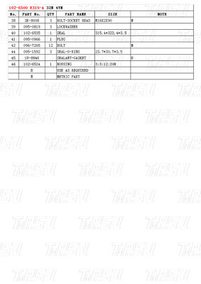 102-6500 E315-A Excavator Travel Drive Catalog Bolt-on In Stock কালো কারখানার রঙ