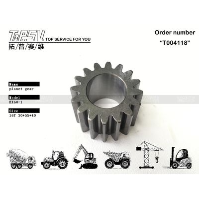 9727234 বৃত্তাকার EX60-1 Excavator Swing 2 Stage Planetary Gear উচ্চ টর্ক