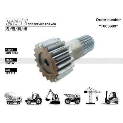 কাস্টমাইজযোগ্য GM35VL Excavator ভ্রমণ সান গিয়ার বক্স মেশিন মেরামতের দোকান ইস্পাত জন্য