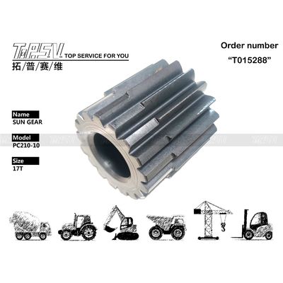 উৎপত্তি PC210-10 Excavator Travel 2 Stage Sun Gear for Used Excavator Machinery ব্যবহৃত এক্সক্যাভেটর মেশিনের জন্য সান গিয়ার