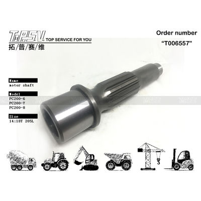708-8F-32110 সামঞ্জস্যপূর্ণ PC200-6 এক্সক্যাভেটর ফাইনাল ড্রাইভ মোটর শ্যাফ্ট এক্সক্যাভেটর মেশিন এবং বিভিন্ন ব্র্যান্ডের জন্য আদর্শ