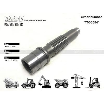 XKAY-00565 কালো অন্যান্য R60-7 Excavator ভ্রমণ মোটর শ্যাফট দেখুন ইমেজ ভারী দায়িত্ব উচ্চ স্থায়িত্ব জন্য