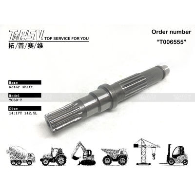 PH15V00012S102 উচ্চ স্থায়িত্ব অন্যান্য SK55 Excavator ভ্রমণ মোটর শ্যাফ্ট দীর্ঘস্থায়ী ভারী দায়িত্ব Excavator যন্ত্রপাতি জন্য
