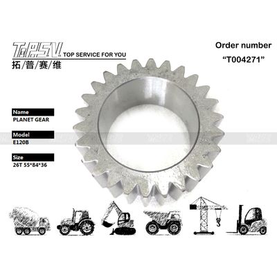 7I-7784 কাঠামোর কৌশল E312 Excavator Swing 2 স্টেজ প্ল্যানেটারি গিয়ার স্টিল উপাদান এবং দেখুন চিত্র দাঁত সংখ্যা সঙ্গে