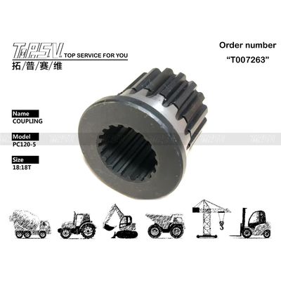 203-01-41130 PC120-5 খননকারীর হাইড্রোলিক পাম্প শ্যাফ্ট যন্ত্রাংশ গিয়ার তেল এবং পরিবহন প্যাকেজিংয়ের জন্য