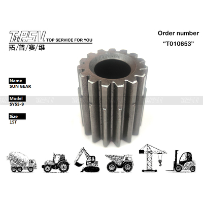 চিত্র দেখুন SY55 এক্সক্যাভেটর ভ্রমণ 2 স্টেজ এক্সক্যাভেটর যন্ত্রপাতিতে সান গিয়ার