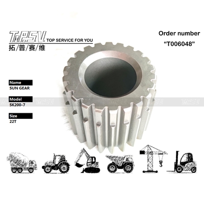 উচ্চ নির্ভুলতা SK200-7 খননকারীর ভ্রমণ ২ পর্যায়ের সান গিয়ার সহজে স্থাপনযোগ্য