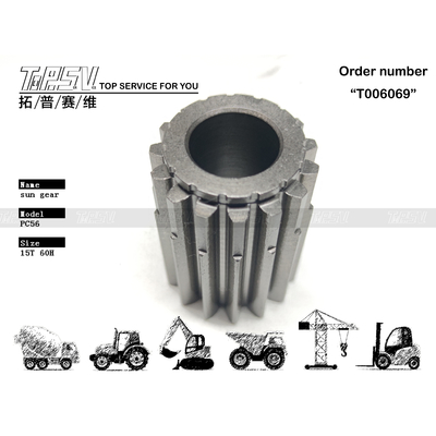 FUFZD-8391-08 স্টিল PC56 খননকারীর ভ্রমণ ২ পর্যায় সান গিয়ার মোটর যন্ত্রাংশ শক্তি খনি অ্যাপ্লিকেশনগুলির জন্য