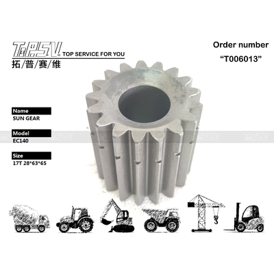 XKAH-01217 উচ্চ স্থায়িত্ব EC140B খননকারীর ভ্রমণ ২-পর্যায়ের সান গিয়ার ড্রাইভ মোটর ভারী কাজের জন্য