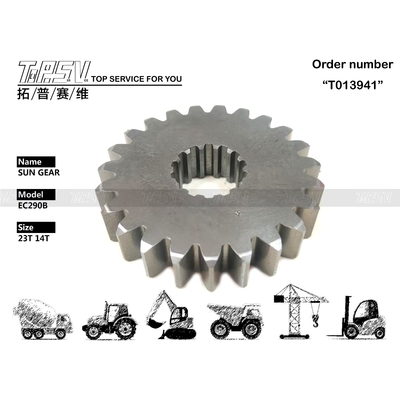 SA7117-38371 উচ্চ স্থায়িত্বের ইস্পাত EC290B খননকারীর ভ্রমণ ১ পর্যায়ের সান গিয়ার, কাস্টমাইজযোগ্য এবং টেকসই আকারের জন্য