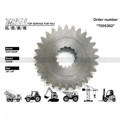 স্টিল R300-5 খননকারী হ্রাসকারী গিয়ার পার্টস শক্তি খনন এবং টেকসই উপাদানের জন্য