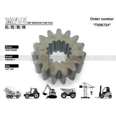 HD250-7 খননকারীর ভ্রমণ সান গিয়ার: মসৃণ এবং সুনির্দিষ্ট সুইংয়ের জন্য মজবুত ইস্পাত নির্মাণ