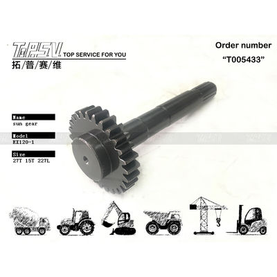 2025958 আকারের উপর নির্ভর করে EX120-1 এক্সক্যাভেটর ভ্রমণ 1 স্টেজ সান গিয়ার অংশ উচ্চ স্থায়িত্বের জন্য কালো