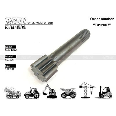 উচ্চ নির্ভুলতা EC210DL খননকারী ভ্রমণ ১ স্তর সান গিয়ার বিভিন্ন মডেলের সাথে সামঞ্জস্যপূর্ণ