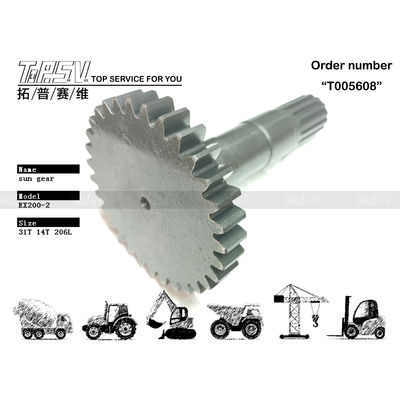 উচ্চ স্থায়িত্বের EX200-2 খননকারীর ভ্রমণ ১ পর্যায়ের সান গিয়ার নির্ভরযোগ্য পরিবেশকের কাছ থেকে কালো রঙে